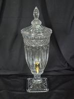 Grote glazen saptap watertap  zgan ongeveer 2liter, Ophalen of Verzenden, Zo goed als nieuw