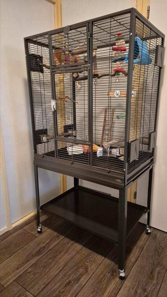 Montana New Madeira Single Antiek ZGAN, Dieren en Toebehoren, Vogels | Hokken en Kooien, Zo goed als nieuw, Vogelkooi, Metaal