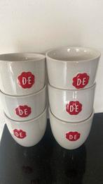 Douwe Egberts cappuccino mokken, Huis en Inrichting, Keuken | Servies, Ophalen of Verzenden, Zo goed als nieuw, Overige stijlen