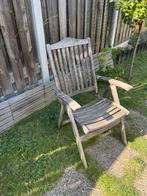 Inklapbare houten tuinstoel, Ophalen, Zo goed als nieuw, Hout, Inklapbaar