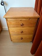 Nachtkastje hout B41 x D42 x H55, Ophalen, Gebruikt, Minder dan 45 cm, 55 tot 70 cm