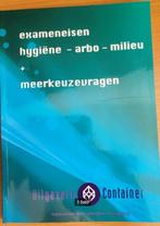 Exameneisen Hygiene arbo en Milieu + meerkeuzevragen, Boeken, Ophalen of Verzenden, Beta, Gelezen, HBO