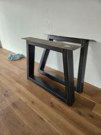 industrieel onderstel tafel, Huis en Inrichting, Tafels | Eettafels, Ophalen, 50 tot 100 cm, Zo goed als nieuw, Metaal