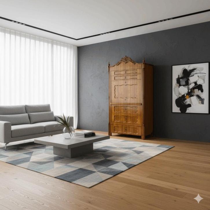 Kabinet Biedermeier 1850 Art. Nr.: 27844, Antiek en Kunst, Antiek | Meubels | Kasten, Ophalen