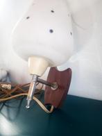Leuk vintage jaren 50 wand lampje uniek model, Ophalen of Verzenden, Zo goed als nieuw, Hout