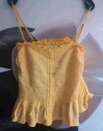 ✅️ CROPPED -TOP Abercrombie & Fitch Maat XL valt als L, Geel, Maat 42/44 (L), Ophalen of Verzenden, Zo goed als nieuw