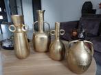 Gouden vazen, Huis en Inrichting, Woonaccessoires | Vazen, Overige materialen, Overige kleuren, Nieuw, Ophalen of Verzenden