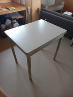 3 Vintage stalen Zwartwoud tafels - Formica blad, Huis en Inrichting, Tafels | Eettafels, Ophalen, Gebruikt, 50 tot 100 cm, Vintage
