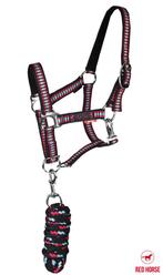 Red Horse Halsterset, halster met touw, maat Pony, Ophalen of Verzenden, Nieuw, Overige soorten