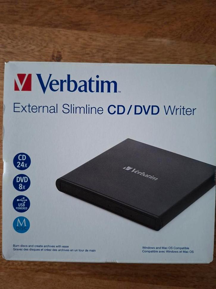 Verbazing Externe DVD Writer, Computers en Software, Optische drives, Zo goed als nieuw, Extern, MacOS, Windows, Cd, Dvd, Ophalen of Verzenden
