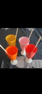 Nieuwe ijscups set met lepels van tupperware, Ophalen of Verzenden