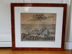antieke gravure De Cronyk van Zeeland 1696 Smallegange, Antiek en Kunst, Kunst | Etsen en Gravures, Ophalen
