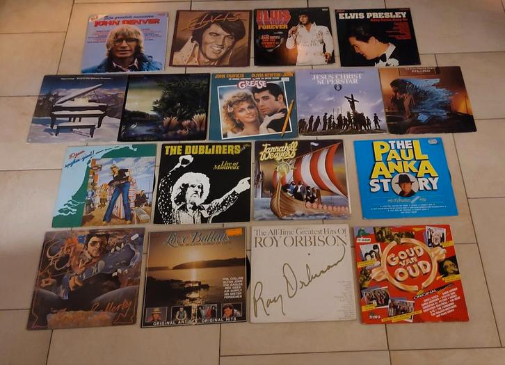 13 LP's diverse soorten muziek Elvis Presley John Denver, Cd's en Dvd's, Vinyl | Overige Vinyl, Zo goed als nieuw, 12 inch, Ophalen of Verzenden