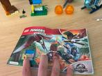 Lego Junior Jurassic World 10756 met Dino, Verzamelen, Transformers, G1, Ophalen of Verzenden, Zo goed als nieuw