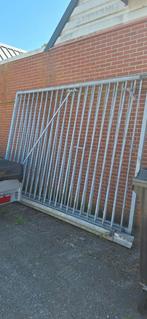 Schuifpoort poort 6 meter, Ophalen, Gebruikt, IJzer