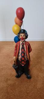 Vrolijk gekleurd clowntje met ballonnen., Verzamelen, Beelden en Beeldjes, Ophalen, Zo goed als nieuw