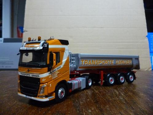 Tekno Volvo FH4 Ganger met kipper, Hobby en Vrije tijd, Modelauto's | 1:50, Zo goed als nieuw, Bus of Vrachtwagen, Tekno, Ophalen of Verzenden