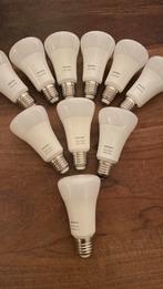 10 x HUE E27, Led-lamp, Minder dan 30 watt, Zo goed als nieuw, E27 (groot)