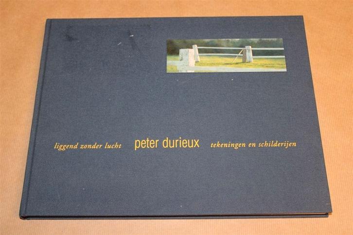 Peter Durieux - Liggend zonder lucht - Tekeningen en schilde, Boeken, Kunst en Cultuur | Beeldend, Zo goed als nieuw, Ophalen of Verzenden