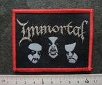 Immortal  mooie patch i112 Immortal logo met zilver glitter, Nieuw, Kleding, Verzenden