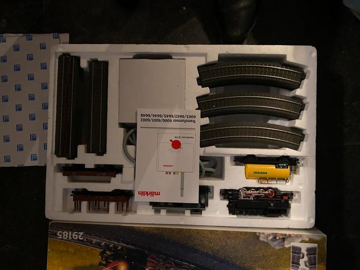 Marklin 29185 Goederen Startset - Compleet!, Hobby en Vrije tijd, Modeltreinen | H0, Zo goed als nieuw, Treinset, Wisselstroom