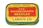 Amerikaans Larkin gramophone needle tin Naaldenblikje, Ophalen of Verzenden, Zo goed als nieuw, Overige