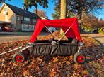 Ulfbo opvouwbare bolderkar met huif en regenschermen, Caravans en Kamperen, Bolderkarren, Ophalen, Opvouwbaar, Zo goed als nieuw