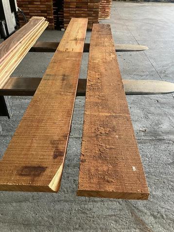 Hardhout-Guariuba-planken-terrasdelen-steigerdelen-vlonder beschikbaar voor biedingen