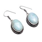 oorbellen Larimar, Sieraden, Tassen en Uiterlijk, Hangers, Nieuw, Met edelsteen, Zilver