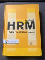 Leerboek HRM - Frits Kluijtman, Boeken, Ophalen of Verzenden, Gelezen, Overige niveaus, Overige vakken