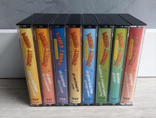 Verzameling van 8 cassette Alfred J Kwak - Herman van Veen, Cd's en Dvd's, Cassettebandjes, Gebruikt, Origineel, Kinderen en Jeugd