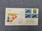 Christchurch air-race KLM vlucht 1953, Postzegels en Munten, Postzegels | Eerstedagenveloppen, Nederland, Beschreven, Ophalen of Verzenden