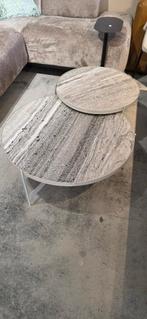 salontafel set Sib marmer / metaal Nu Extra Voordelig!, Huis en Inrichting, Tafels | Salontafels, Ophalen, Jara Meubeloutlet, 100 tot 150 cm