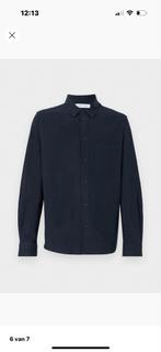 Samsoe Samsoe Ryan overhemd - Maat L, Kleding | Heren, Overhemden, Ophalen of Verzenden, Zo goed als nieuw, Blauw, Halswijdte 41/42 (L)