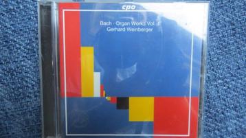 Cd orgel: Bach organ Works volume 1, Gerhard Weinberger beschikbaar voor biedingen