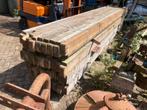 Vuren gordingen houten balken, Doe-het-zelf en Verbouw, Hout en Planken, Gebruikt, Ophalen of Verzenden, Balk, Vuren