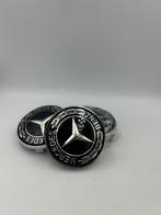 Partij 6 sets Zwarte Mercedes Wieldoppen, Naafkappen 70mm, Ophalen of Verzenden, Nieuw