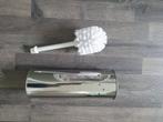 Toiletborstel met RVS houder (Ongebruikt), Ophalen of Verzenden, Nieuw, Zwart, Overige typen