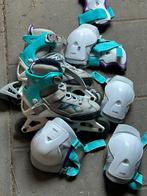 Skeelers + beschermset, Sport en Fitness, Skeelers, Overige merken, Kinderen, Ophalen of Verzenden, Verstelbaar