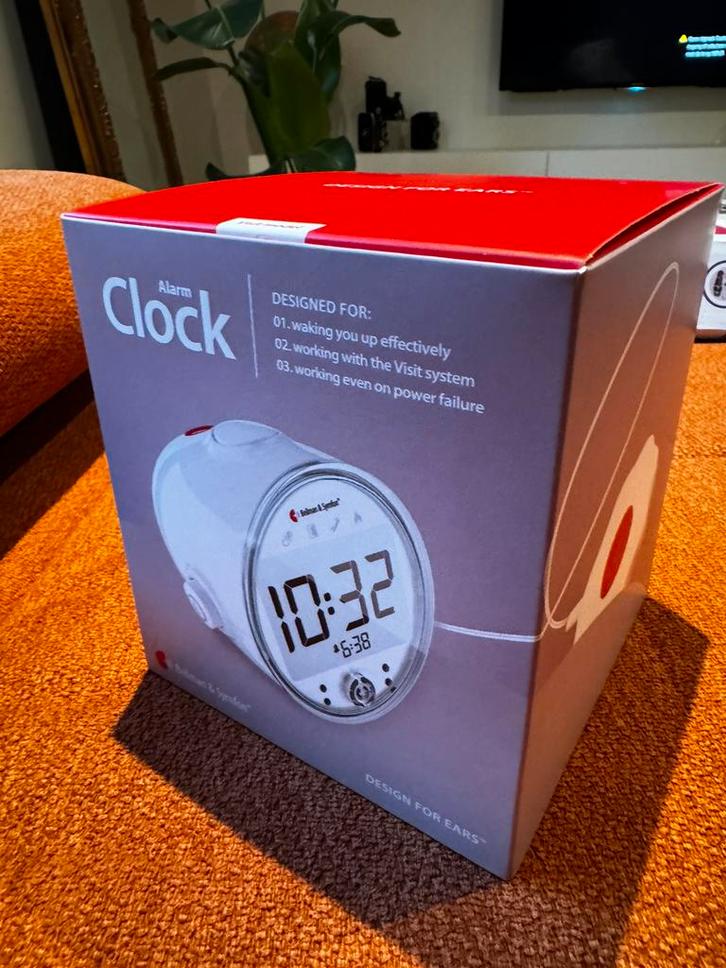 Alarm clock voor doven & slechthorenden nieuw bellman&symfon, Witgoed en Apparatuur, Wekkers, Nieuw, Ophalen of Verzenden