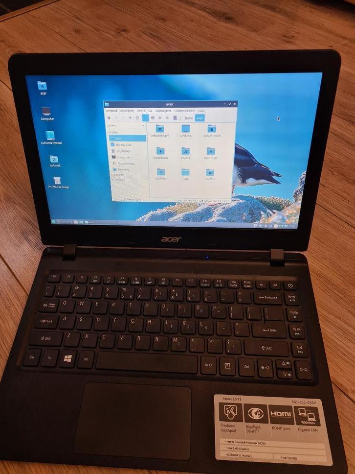 Acer Aspire ES 13 laptop, Computers en Software, Windows Laptops, 13 inch, SSD, 2 tot 3 Ghz, 8 GB, Qwerty, Ophalen of Verzenden
