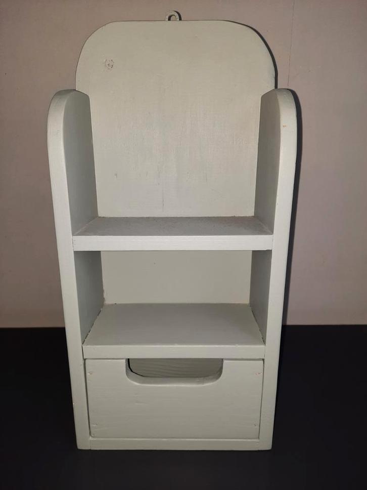Leuk hangkastje met lade - 45x21x12 cm, Huis en Inrichting, Woonaccessoires | Wandplanken en Boekenplanken, Gebruikt, Ophalen of Verzenden