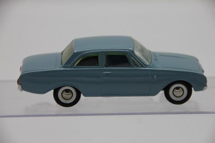 Tekno Denmark Ford Taunus 17M # 826 blauw 2, Hobby en Vrije tijd, Modelauto's | 1:43, Zo goed als nieuw, Auto, Overige merken