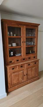 Buffetkast handgemaakt van teakhout., Huis en Inrichting, Kasten | Buffetkasten, Ophalen, 100 tot 150 cm, 200 cm of meer, Teakhout