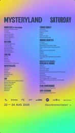 2 kaartjes Mysteryland festival zaterdag 23 augustus 2025, Twee personen, Meerdaags
