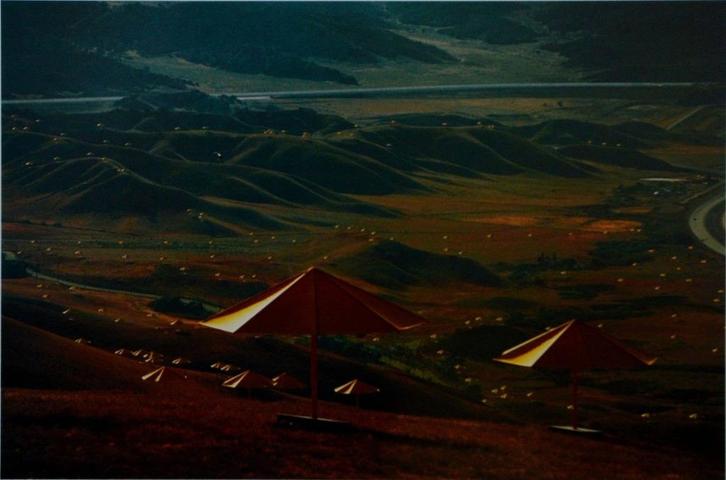Christo (1935) Jeanne-Claude "The Umbrellas Japan 1984/1991", Antiek en Kunst, Kunst | Litho's en Zeefdrukken, Ophalen of Verzenden
