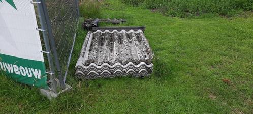 Golfplaat NT grijs 150x110 cm gebruikt asbestvrij [Gratis, Doe-het-zelf en Verbouw, Dakpannen en Dakbedekking, Gebruikt, Golfplaat