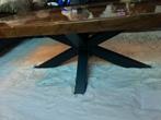 Epoxy salon tafel - 120x70 cm, Ophalen, Gebruikt, 100 tot 150 cm, Tot twee personen