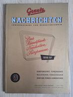Graetz Nachrichten 9 - Juli 1956 - Radio & TV Catalogus, Ophalen of Verzenden, Gelezen, Graetz, Catalogus