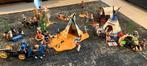 Playmobil cowboys, indianen, paarden, bandieten etc., Ophalen of Verzenden, Gebruikt, Complete set